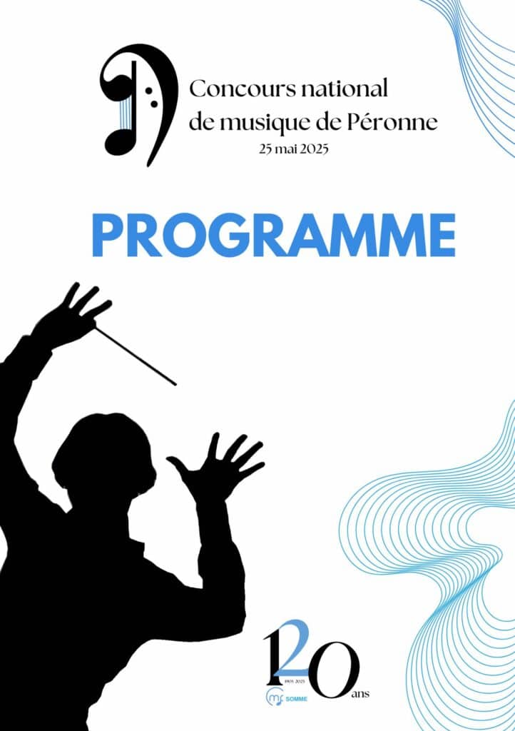 Couverture programme du concours de Péronne 2025 CMF Somme